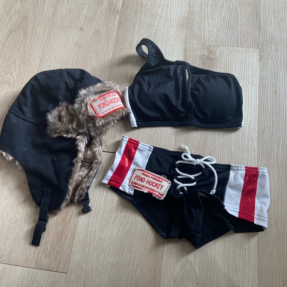 Fitness costume - hockey theme